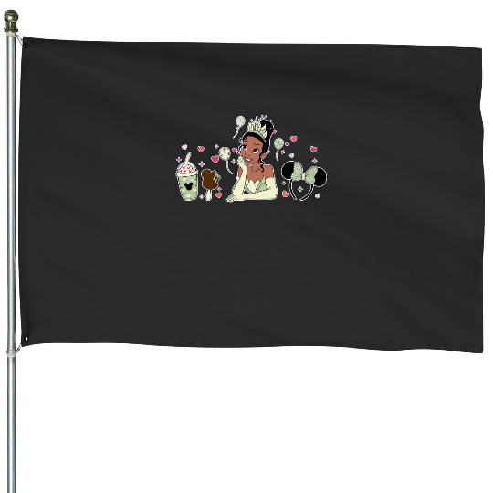Tiana Disney House Flags, Tiana Princess House Flags