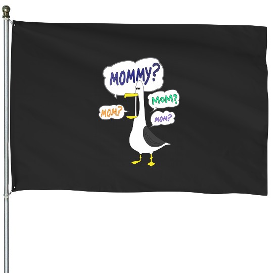 The Great Retro Mom Mommy Finding Nemo Seagull Mine Disney Cute Photographic House Flags