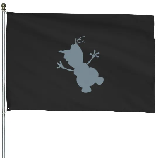 disney frozens Pocket Olaf Silhouette House Flags