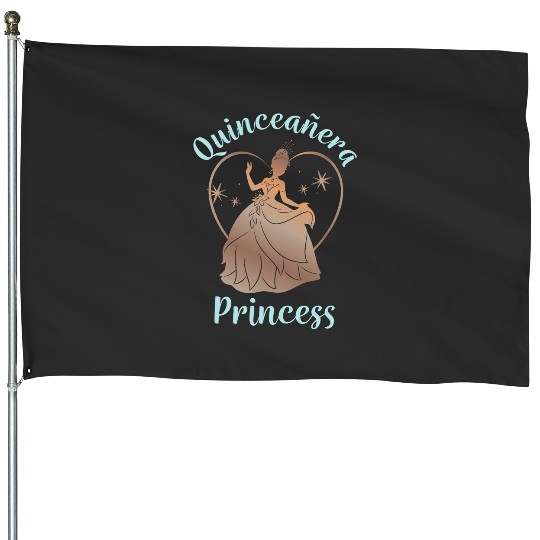 Disney The Princess And The Frog Birthday Quinceaera Tiana House Flags