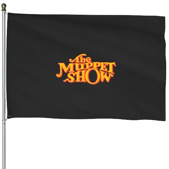 Disney The Muppets  The Muppet Show Logo Orange House Flags