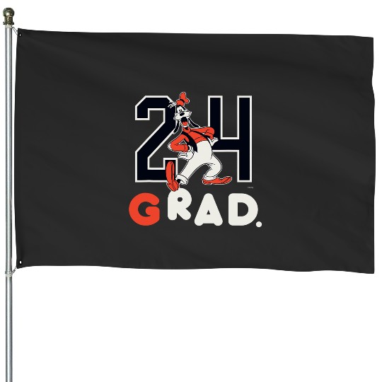 Disney Goofy Rad Grad Class of 24 Graduation 2024 House Flags