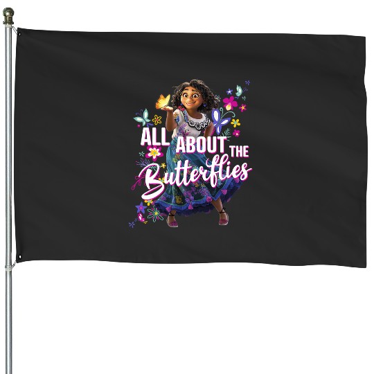 Disney Encanto All About The Butterflies Maribel House Flags
