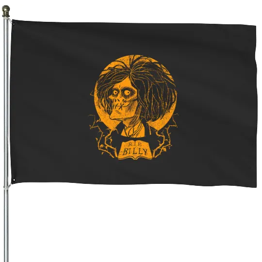Disney Hocus Pocus RIP Billy Halloween Tombstone Retro House Flags