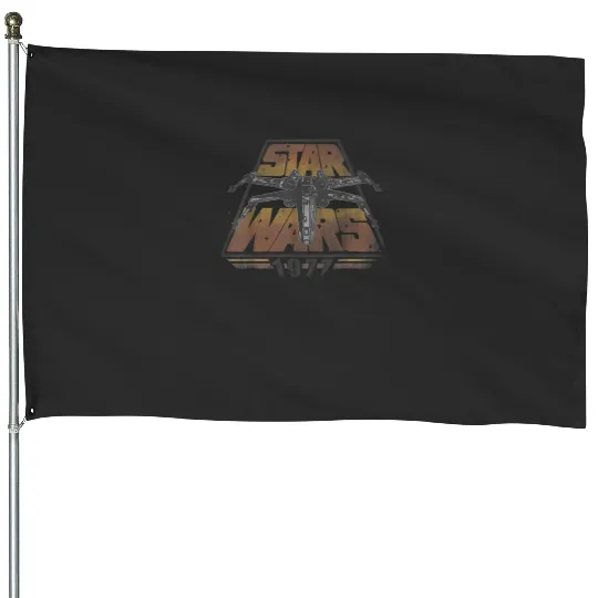 X-Wing 1977 Retro C1 Disney+ T-Shirt House Flags