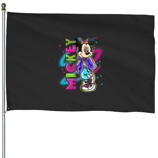 Disney Mickey Mouse Airbrush House Flags