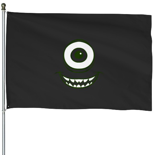 Disney Pixars Monsters Inc. Mike Wazowski Eye Premium Premium House Flags