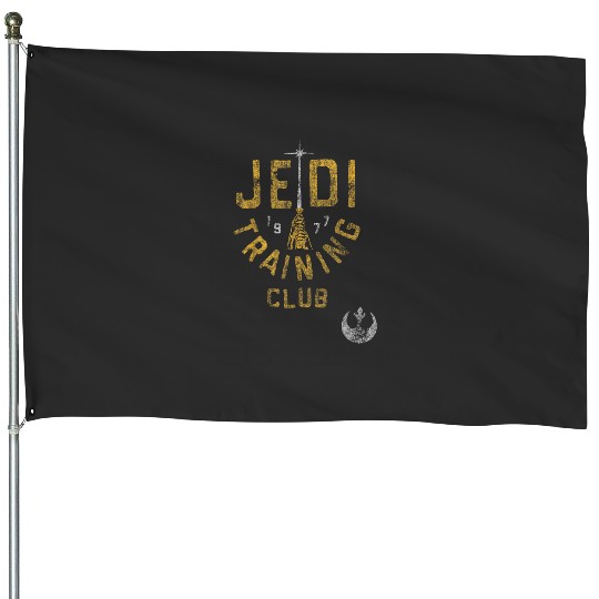 Stars Wars Jedi Training Club Distressed Rebels Disney+ T-Shirt House Flags