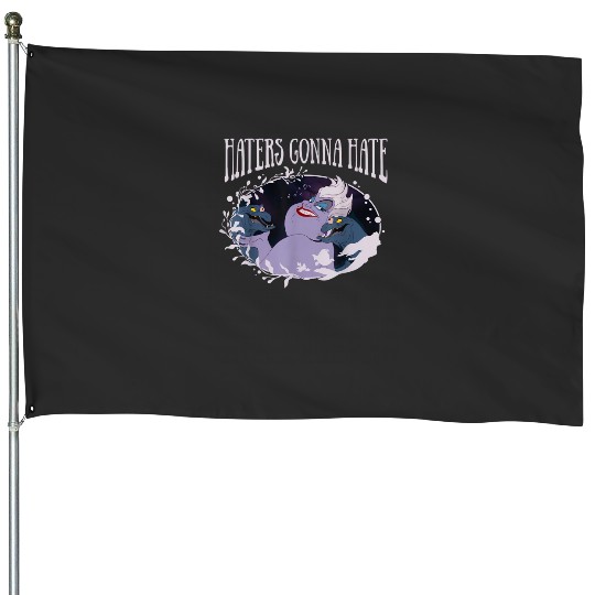 Disney Little Mermaid Ursula Haters Gonna Hate T-Shirt T-Shirt House Flags