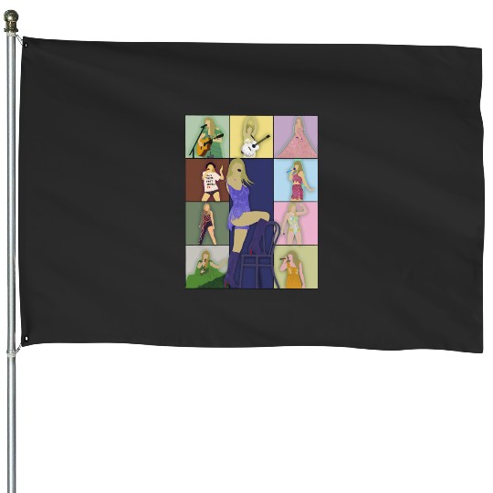 Tayl0r Swift Eras Tour House Flags