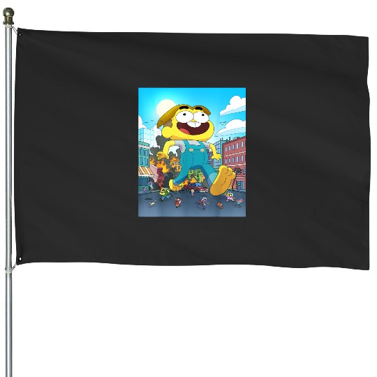 Disney Channel Big City Greens Cricket Exclusive T-Shirt House Flags