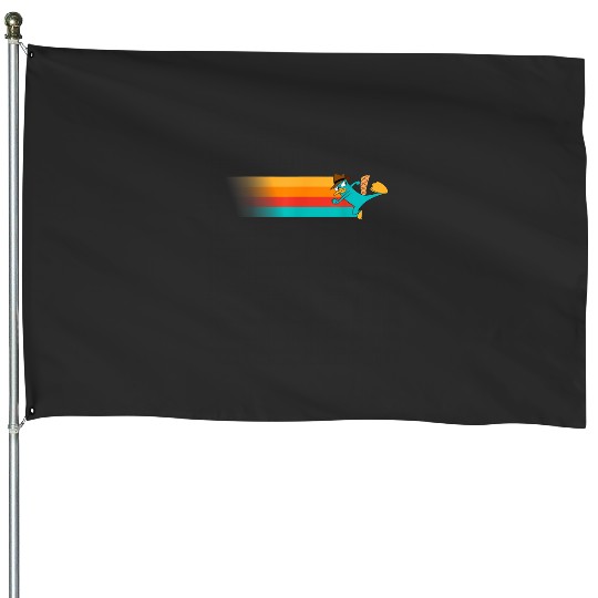 Disney Channel Phineas and Ferb Perry the Platypus T-Shirt House Flags