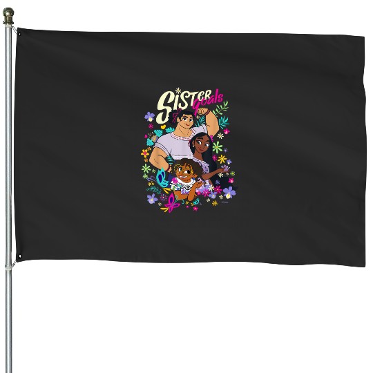 Disney Encanto Mirabel Isabela Luisa Sister Goals T-Shirt House Flags