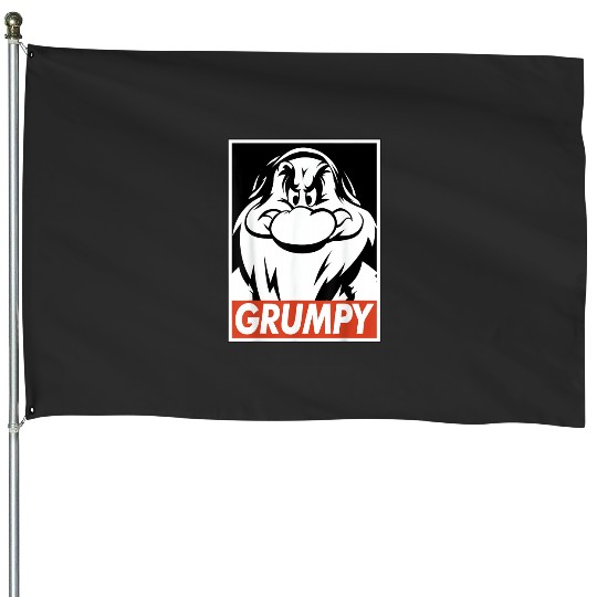 Disney Snow White Grumpy Streetwear Poster T-Shirt House Flags