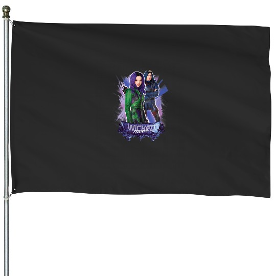 Disney Descendants 3 Mal and Evie Wicked Friends T-Shirt T-Shirt House Flags