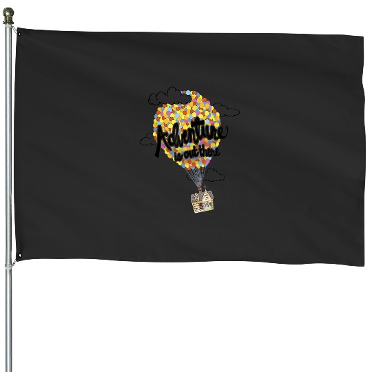 Disney Pixars Up Adventure Is Out There House Balloon Graphic T-Shirt House Flags
