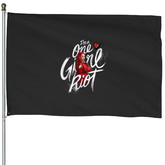 Disney Descendants The Rise Of Red Im A One Girl Riot Red House Flags