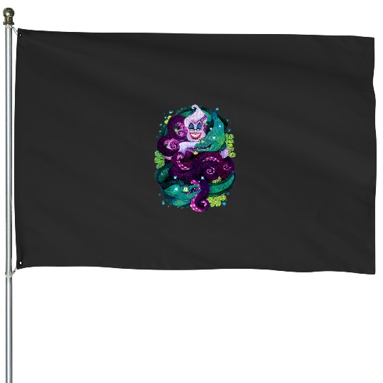 Disney The Little Mermaid Ursula Sea Witch Painting Tank Top House Flags