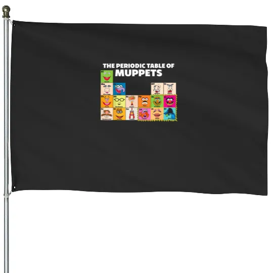 Disney The Muppets Periodic Table Of The Muppets T-Shirt House Flags