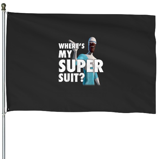 Disney Pixars The Incredibles Vintages Frozone Super Suit Logo T-Shirt House Flags