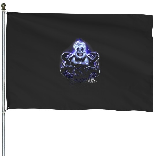 Disney Villains Ursula Dark Portrait T-Shirt House Flags