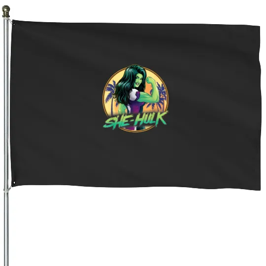 Studios She-Hulk Disney Plus Flex T-Shirt House Flags