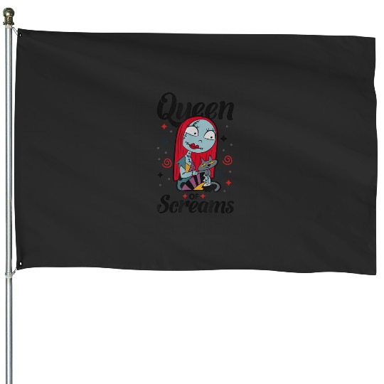 Disney The Nightmare Before Christmas Sally Queen of Screams T-Shirt House Flags