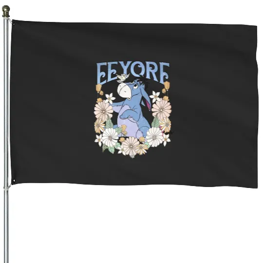Retro Disney Eeyore  House Flags, Eeyore Winnie The Pooh