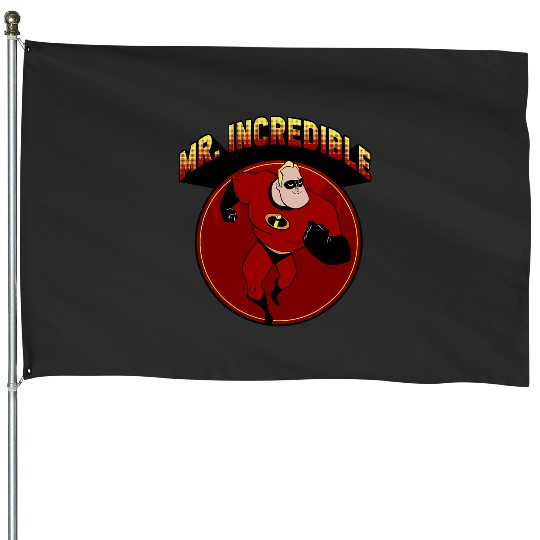 Disney Pixars The Incredibles Mr. Incredible Portrait House Flags