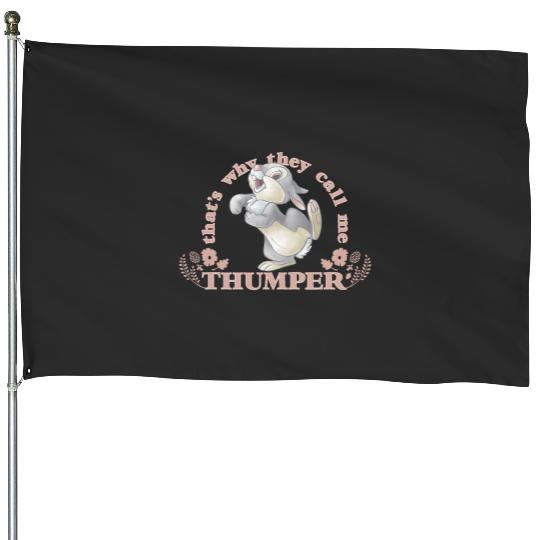 Disney Bambi Thats Why They Call Me Thumper House Flags