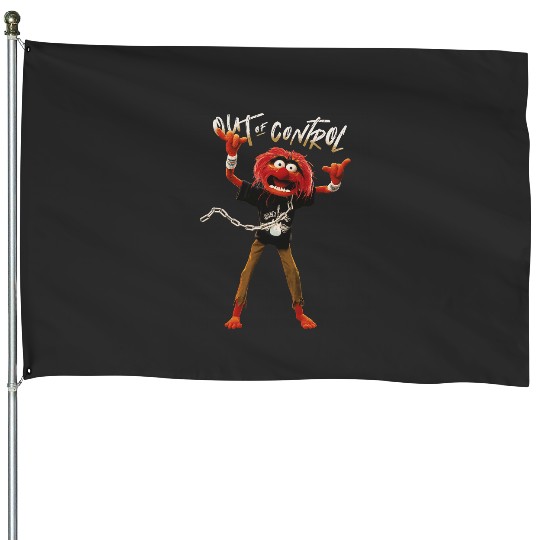 Disney The Muppets Animal Out of Control House Flags
