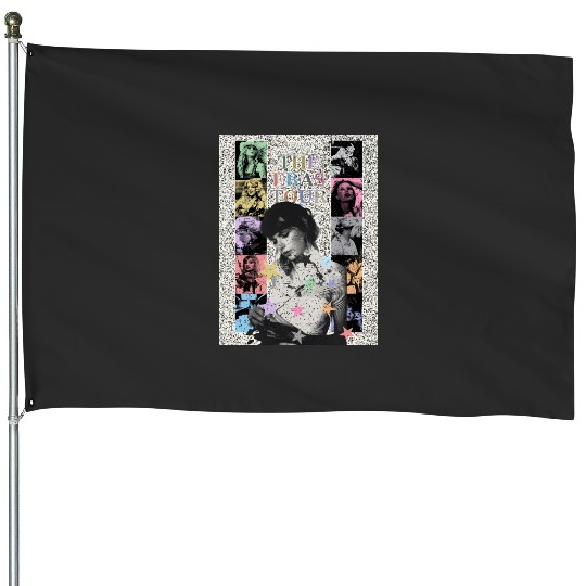 swift eras tour print Long House Flags
