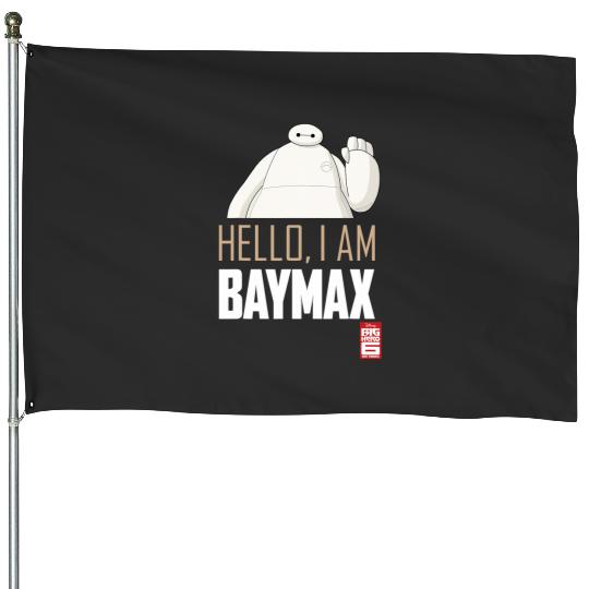 Disney Big Hero 6 TV Series Baymax Hello Graphic House Flags