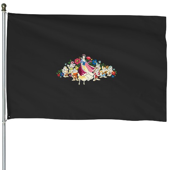 Disneys Snow White The Seven Dwarfs 85th Anniversary House Flags
