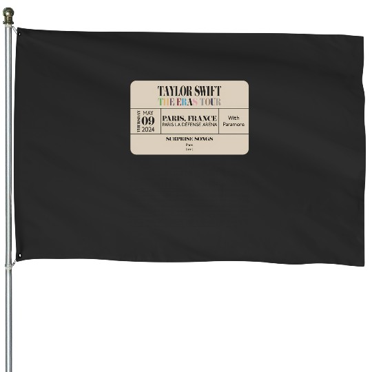 paris n1 eras tour commemorative ticket House Flags