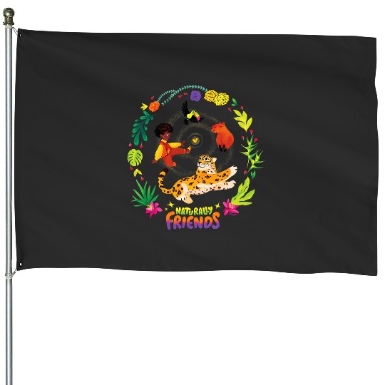 Disney Encanto Antonio Madrigal Animals Naturally Friends House Flags