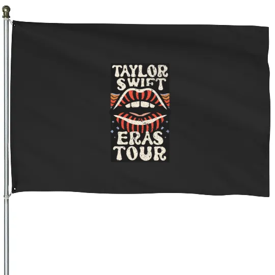 Swift Eras Tour Rock Concert House Flags