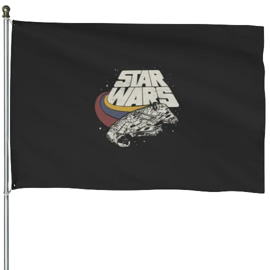 Vintage Star Wars  House Flags, Disney Star Wars House Flags, Disney House Flags, Retro Star Wars House Flags