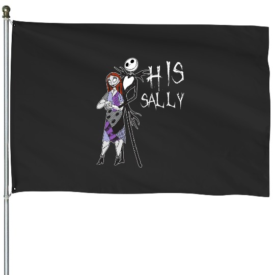 Disney The Nightmare Before Christmas His Sally House Flags