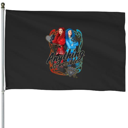 Disney Descendants The Rise Of Red Anything Is Possible House Flags