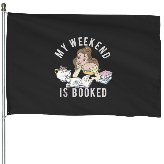 Disney Beauty And The Beast Belle My Weekend Is Booked Pullover House Flags