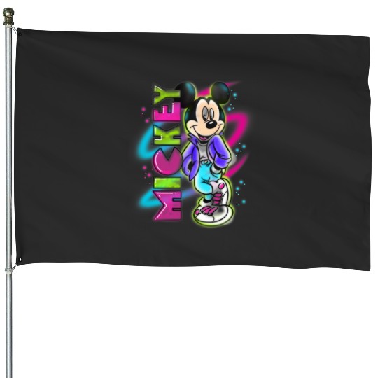 Disney Mickey Mouse Airbrush House Flags