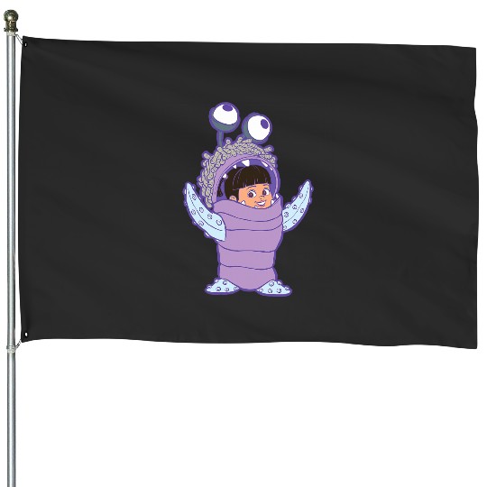 Disney and Pixars Monsters Inc. Boo Pink House Flags