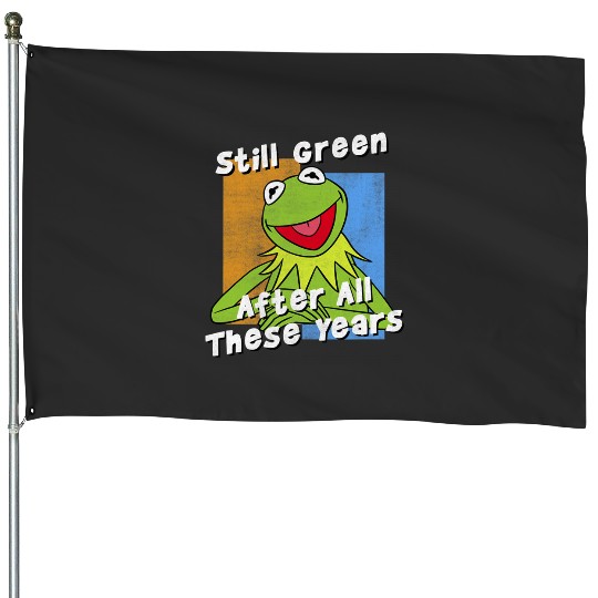 Disney The Muppets Kermit Still Green After All These Years House Flags