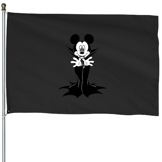 Disney Halloween Mickey Mouse Vampire Big Character House Flags