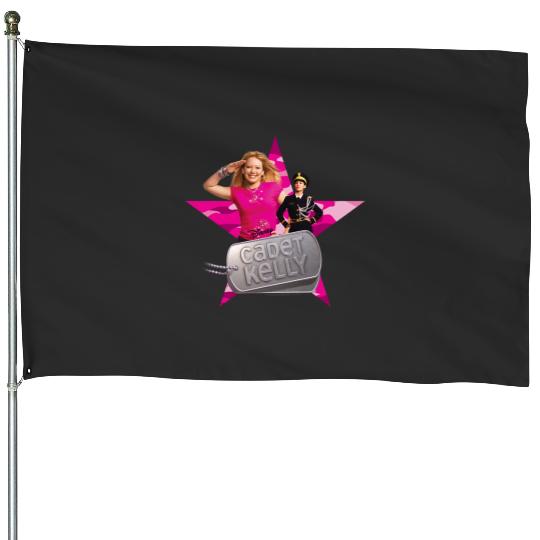 Disney Channel Cadet Kelly Captain Stone Pink Camo House Flags