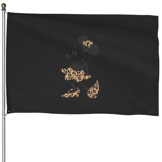 Disney Minnie Mouse Cheetah Print Outfit House Flags