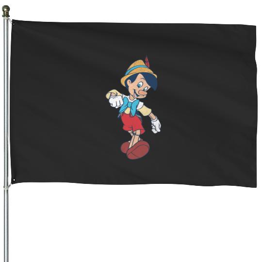 Disney Pinocchio Strutting With A Smile Full Body House Flags
