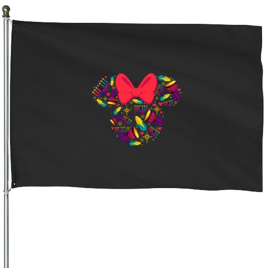 Disney Minnie Mouse Icon Kwanzaa House Flags