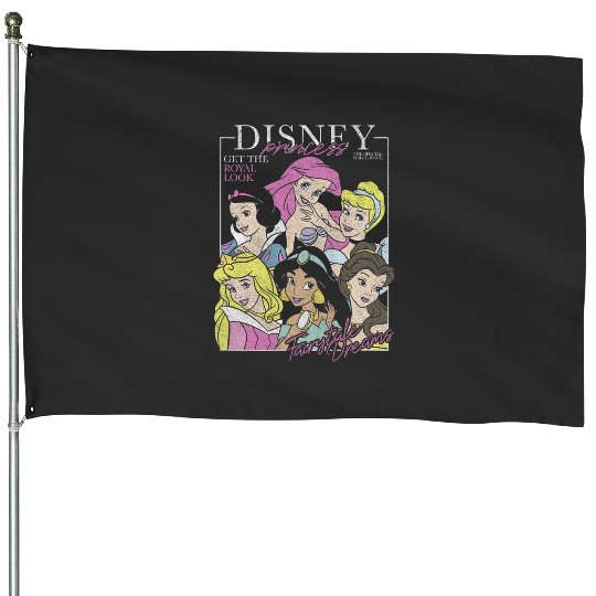 Disney Princess Group Get The Royal Look Fairy Tale Dreams House Flags